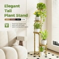 thumbnail image 2 of Corner Plant Stand Indoor Outdoor, Tall Metal Flower Pot Stands for Multiple Plants, 4 Tier Gold Heavy Duty Plant Shelf for Patio Garden Balcony Living Room Bedroom(Patent Design), 2 of 11