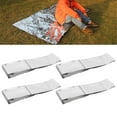 thumbnail image 4 of Couvertures Thermiques d'Urgence, Couverture Chaude d'Urgence Multifuncational Garder Sec Imperméable Réfléchissant Portable pour le Camping, 4 of 8