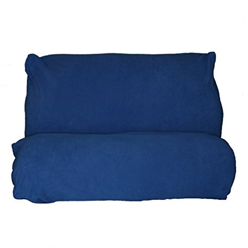 Housse pour Lecture Multi-Positions Configurable - Microfibre Douce Bleue