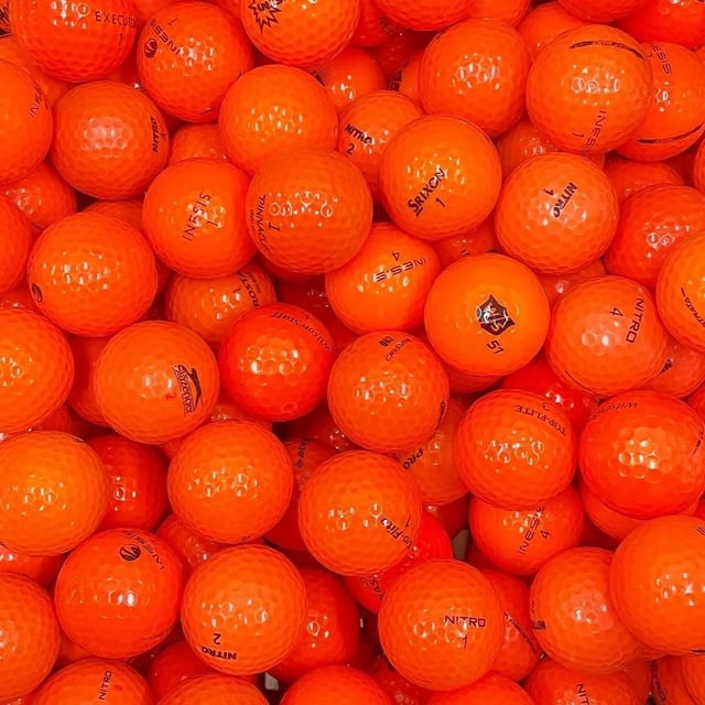 75 Mix 3A Orange by Mulligan Golf Balls - Used Golf Balls