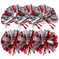 thumbnail image 2 of Cheering Hand Flowers Festival Activities Red Plastic Designed for Cheering 6Pcs, 2 of 2