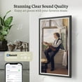 thumbnail image 6 of BSIMB 32 Inch Large Digital Picture Frame, Touchscreen 64GB 1920x1080 FHD WiFi Photo Frame Electronic Display Remote Control, Share Pictures/Videos via App/USB/SD Easy Setup Gifts for Mom, Black Wood, 6 of 11