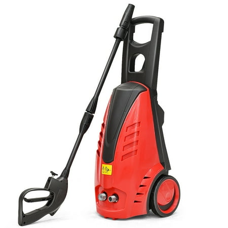 Jet Electric Trolley Costway Heavy Duty 2030PSI Electric High Pressure Washer 2000W 1.76GPM Jet Sprayer ()
