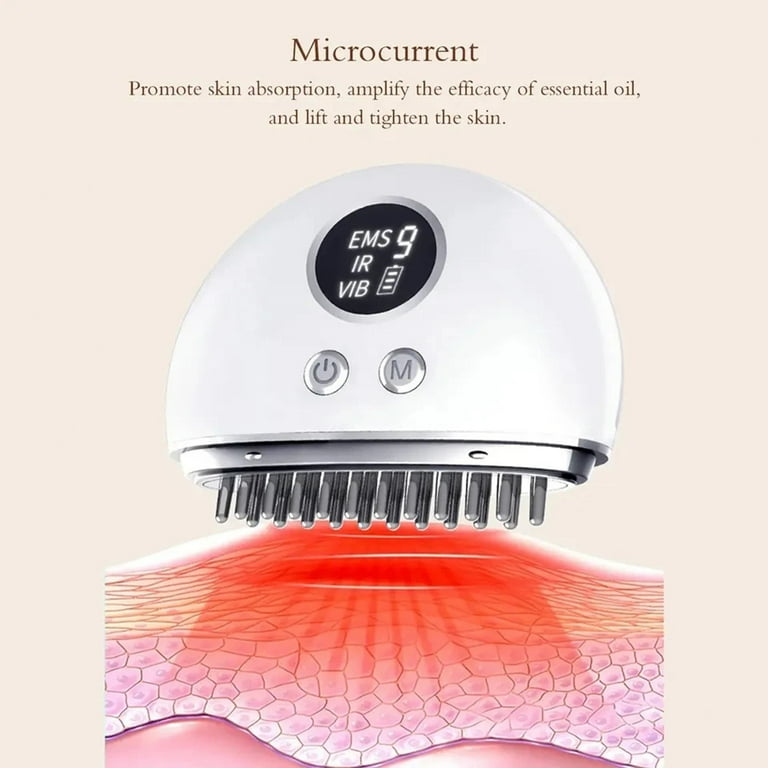 RUTAWZ Electric Gua Sha Facial Tool - Heat & Vibration Face Massager for  Anti-Aging, Wrinkle Reduction, Skin Toning, and Relaxation