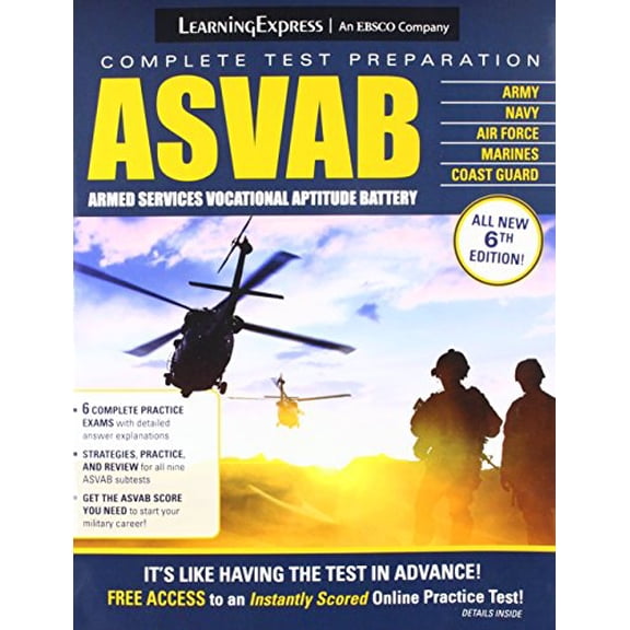 Pre-Owned ASVAB: Armed Services Vocational Aptitude Battery (Paperback) 1611030943 9781611030945