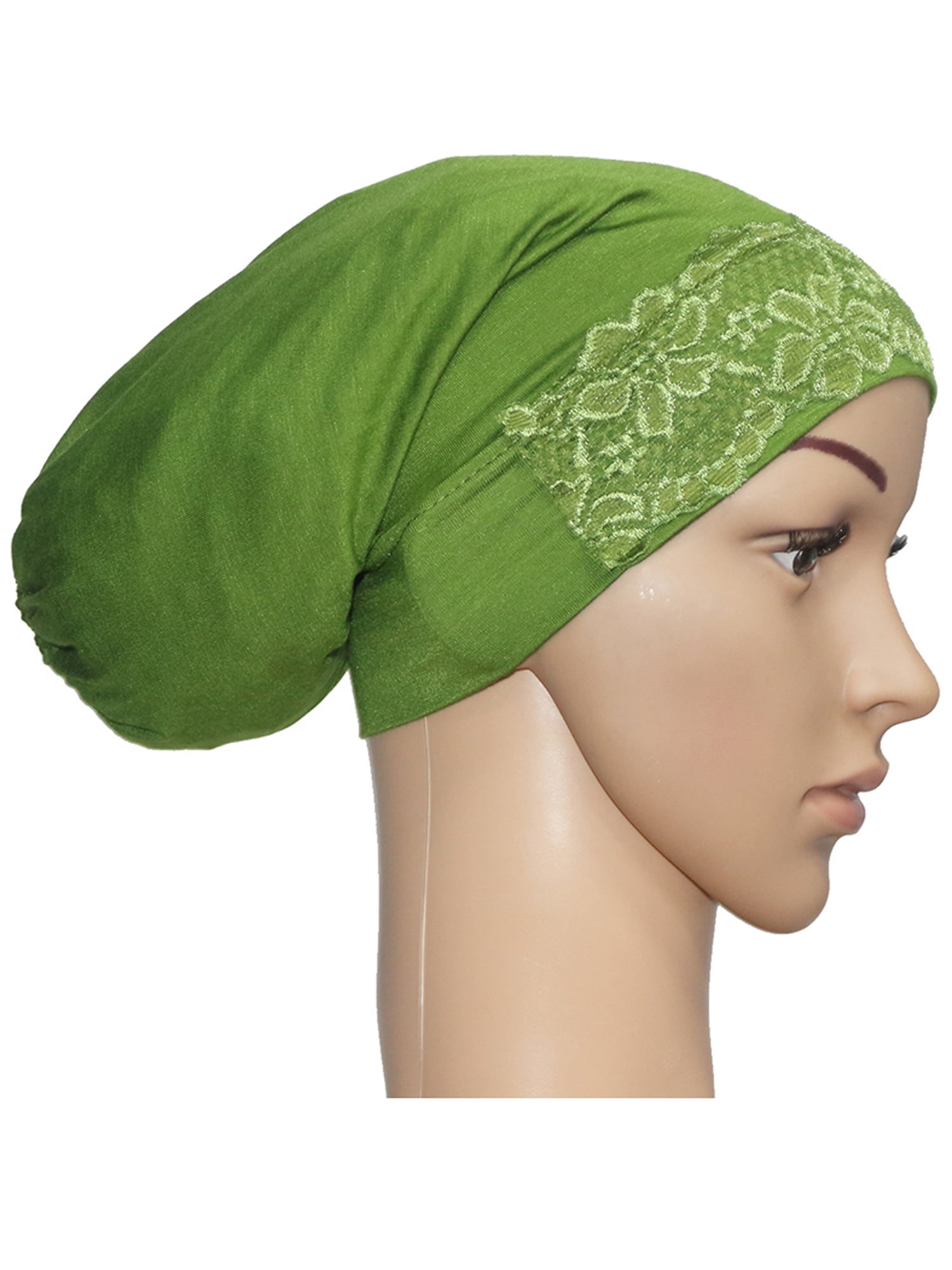 Muslim Underscarf Hijab Bandage Caps Headband Women Turban Inner Hat Lot 