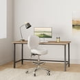 thumbnail image 4 of Grace & Grace Rolling Drafting Chair Height Adjustable Stool with Backrest and Footrest for Computer,Studio,Workshop,Classroom, Lab, Counter, Home Office, Work from Home Chair, Home Desk Chair (Grey), 4 of 4