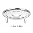thumbnail image 2 of Steamer for Cooking, Stainless Steel Steamer Rack, Tamale Steamer Pot, 10.8 Inch Round Steaming Stand Steamer Basket for Pot Pressure Cooker Kitchen Cookware Trivet Dumpling F, 2 of 6