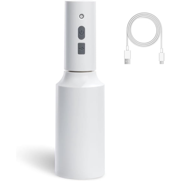 Sprayer Rechargeable Electric Bottle 750ml Continuous Mist Sprayer for Cleaning Hairstyling Gardening USB Indoor Outdoor Use Hands-Free white