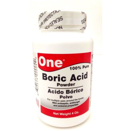 Powder Repellent - BORIC ACID POWDER 100% PURE -ACIDO BORICO EN POLVO NET WT 4 OZ
