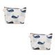 thumbnail image 1 of Minnieouse ¡Novedad de 2020! Mini monedero de lona con animales frescos pequeños, monedero con cremallera, billeteras para regalo ballena 2piezas Minnieouse CBP007323, 1 of 5