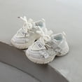 thumbnail image 2 of Dakaela 9M-6Y Baby Boys Girls Sneakers Infant Chunky Platform Casual Sneaker Toddler Breathable Walking Running Tennis Shoes White, 2 of 8