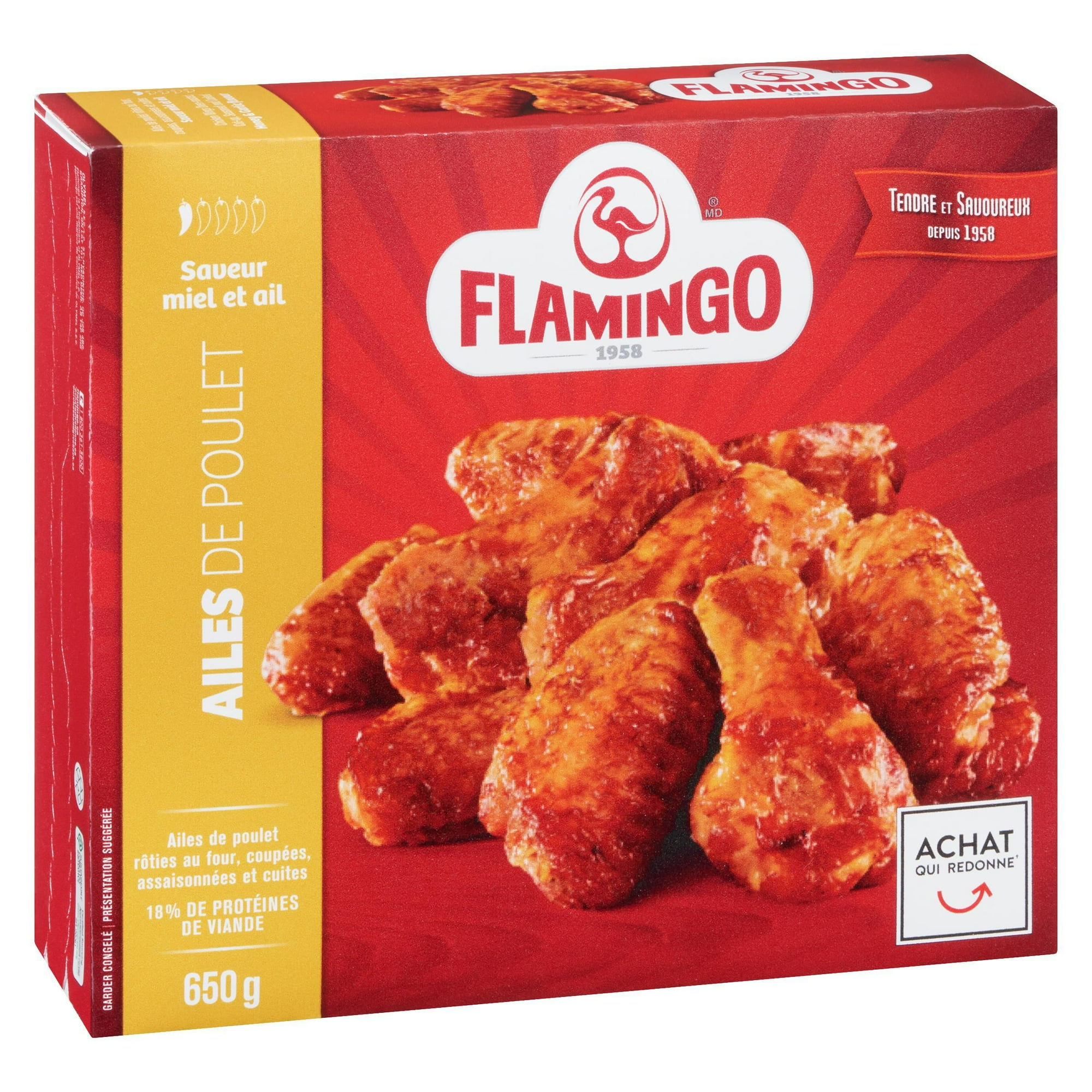 Flamingo Honey Garlic Chicken Wings