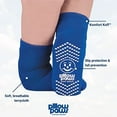 thumbnail image 4 of Pillow Paws 360 Imprint Unisex Slipper Socks Wide Width Blue 48 per Case, 4 of 7