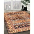 thumbnail image 3 of Ahgly Company Machine Washable Indoor Square Traditional Sandy Brown Area Rugs, 7' Square, 3 of 7