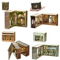 DIY Miniature Dollhouse Kit Fantasy Cube Series with LED Lights