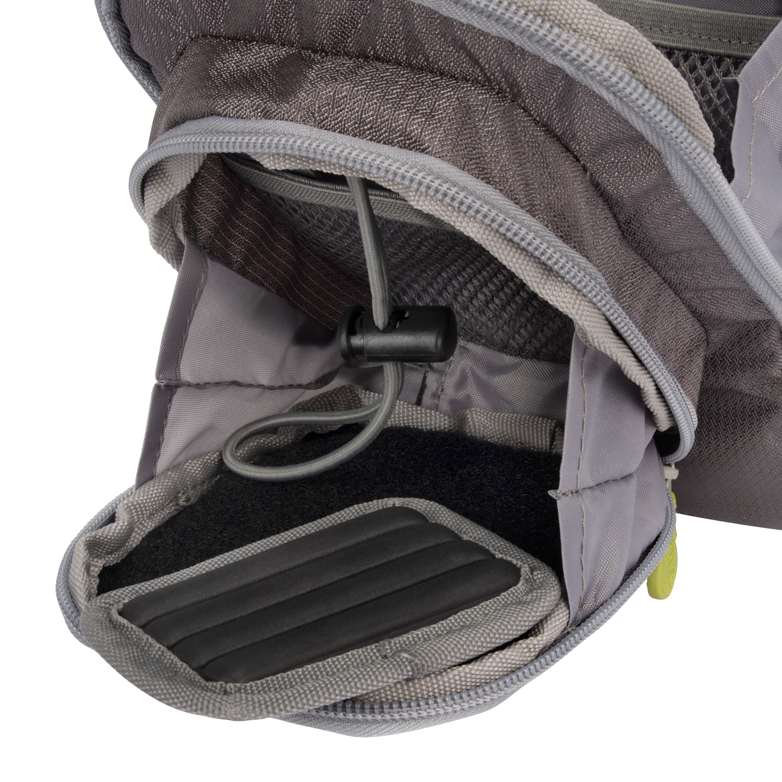 Allen Company Bear Creek Micro Fly Fishing Chest Pack, Gray & Lime