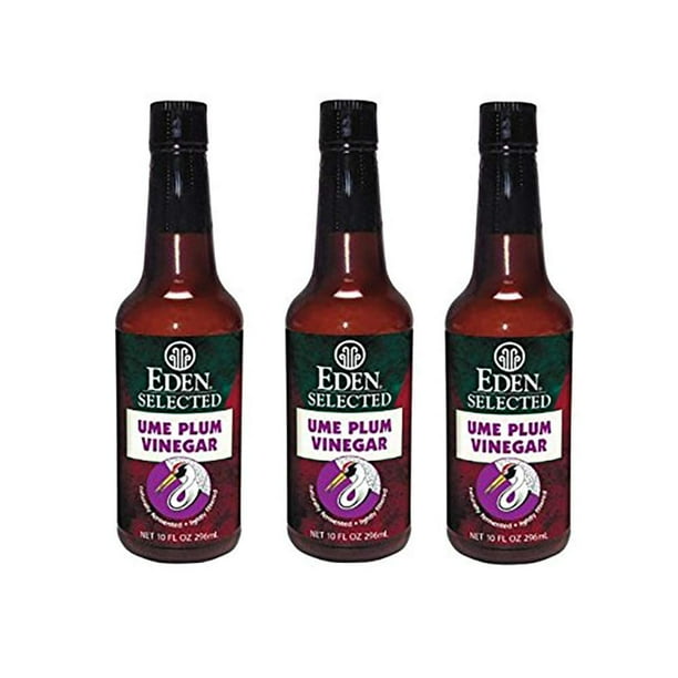(3 Pack) Eden Selected Ume Plum Vinegar, 10 oz - Walmart.com - Walmart.com