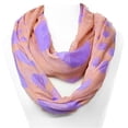 thumbnail image 5 of Peach Couture Vintage Multicolored Classic Bright Polka Dot Infinity Loop Scarf, 5 of 8