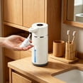 thumbnail image 1 of Vacemry Automatic Induction Foam Hand Dispenser, Intelligent Touchless Soap Dispenser with Sensor, Portable Bathroom Kitchen Countertop Sink Office Decor, 1 of 6