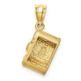 thumbnail image 6 of Diamond2Deal Mother's Day Gift 14K Yellow Gold Brushed and Enameled Camera Pendant for Women, 6 of 6