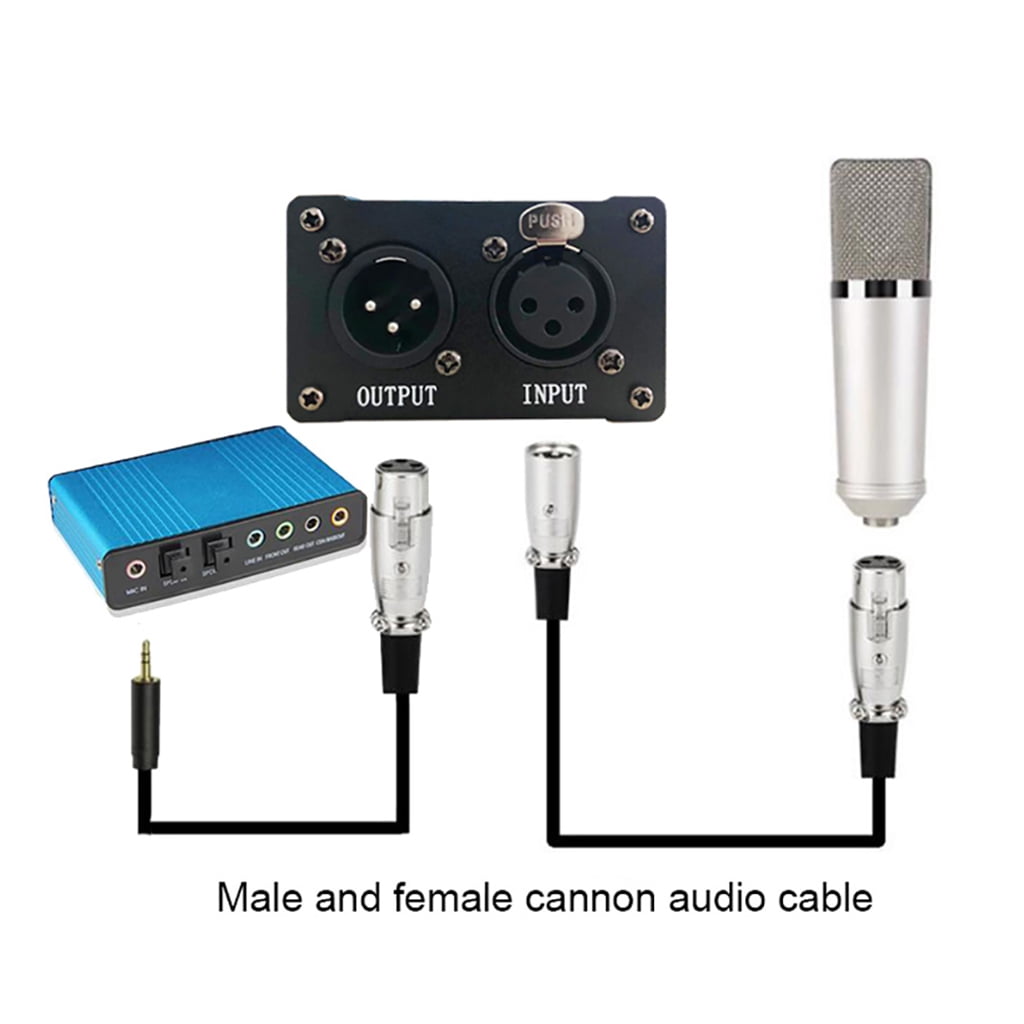 lanema Condenser Microphone Recording Stuio Equipment 48V Phantom Power Supply