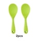 thumbnail image 5 of Yuarrent 2x cuchara de cocina antiadherente, amplias aplicaciones para varios platos, olla antiescaldado, cuchara de arroz Cocina y Comedor Verde, 5 of 6