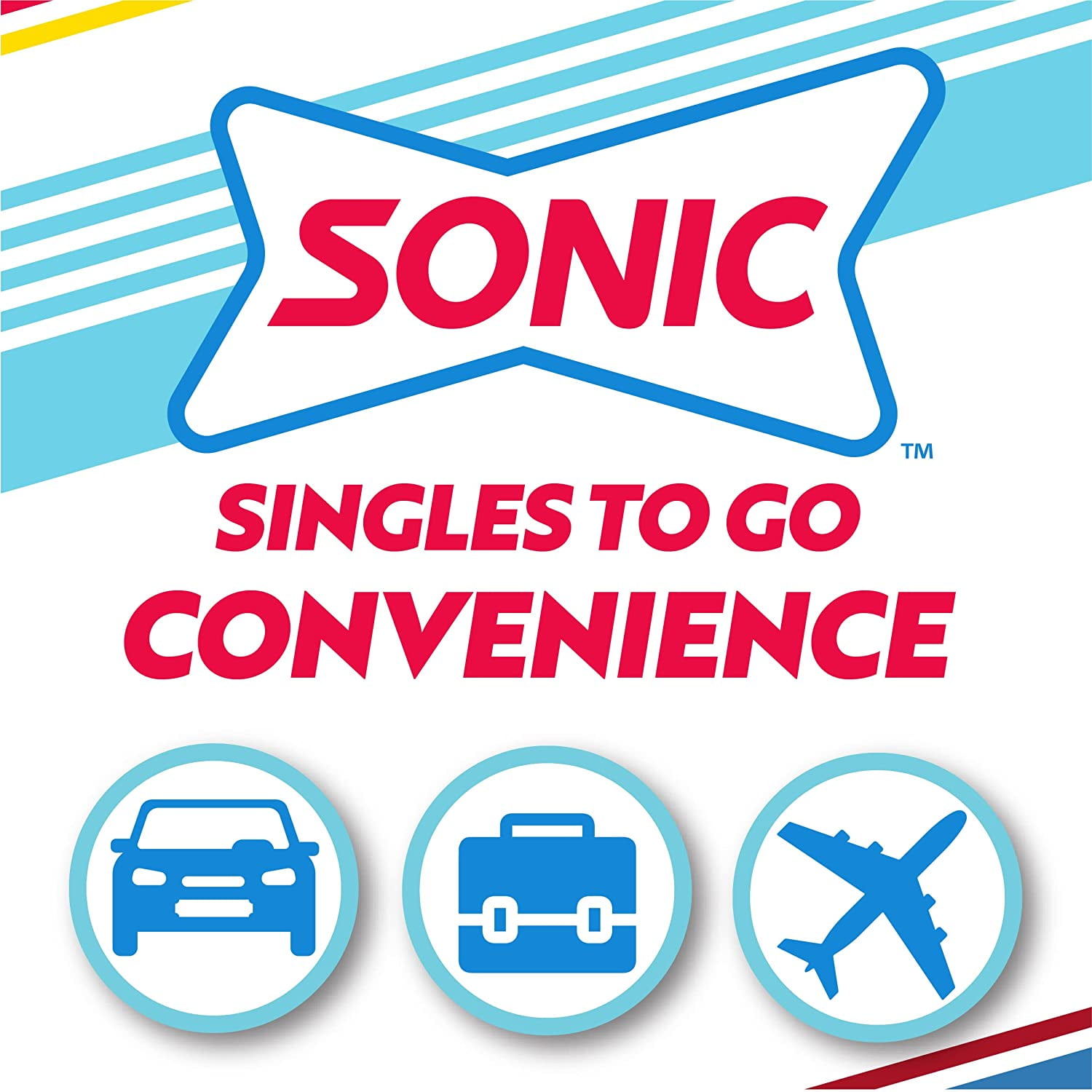 Sonic Ocean Water SINGLES TO GO Powdered Drink Mix, Quantity of 12 Boxes