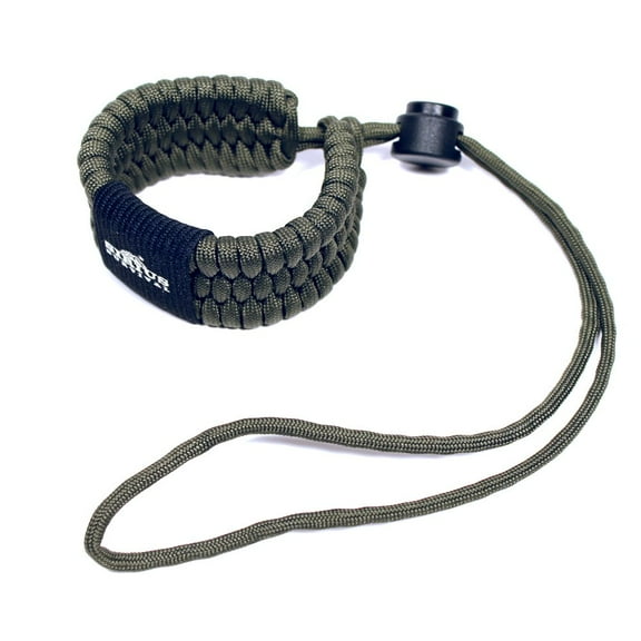 Sirius Survival Paracord Camera Wrist Strap Adjustable Size – 550lb Paracord – Wrist Strap for Cameras, Binoculars & Other Hand Held Items - Olive Drab Green