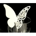 thumbnail image 6 of 50Pcs Wedding Butterfly Place Card Laser Hollow Paper Cup Card Butterfly Wall Sticker Decoration Card, 6 of 6