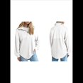 thumbnail image 3 of Sudadera Informal de Mujer con Cuello de Tortuga y Media Cremallera, Jersey Holgado de Larga, Ropa de Otoño XL, 3 of 7