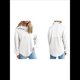 thumbnail image 3 of Sudadera Informal de Mujer con Cuello de Tortuga y Media Cremallera, Jersey Holgado de Larga, Ropa de Otoño XL, 3 of 7