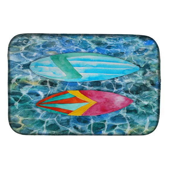Surf Boards on the Water Dish Drying Mat