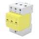 thumbnail image 3 of Dispositivo de protección contra sobretensiones de CA Carcasa de PC ignífuga Dispositivo de protección de respuesta rápida 3P 10‑20KA 420V, 3 of 9