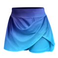 thumbnail image 4 of Cathalem Womens Skirts High Waisted High Side Slit Bodycon Mini Skirts,Blue XL, 4 of 4
