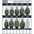thumbnail image 5 of US Army Logo My Mom Defending Freedom Unisex Plus Size Long Sleeve Shirt Brisco Brands 2X, 5 of 5