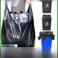 thumbnail image 3 of Bolsa de basura extra grande, gruesa, para uso doméstico, color negro, para mudanzas, para uso sanitario, portátil, de plástico, extra grande, 3 of 4