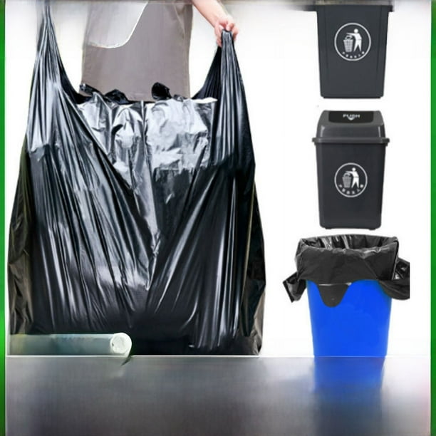 Bolsa de basura extra grande, gruesa, para uso doméstico, color