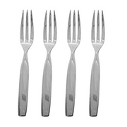 Sasaki Double Helix 18/10 Stainless Steel 7 7/8" Dinner Fork (Set of Four)