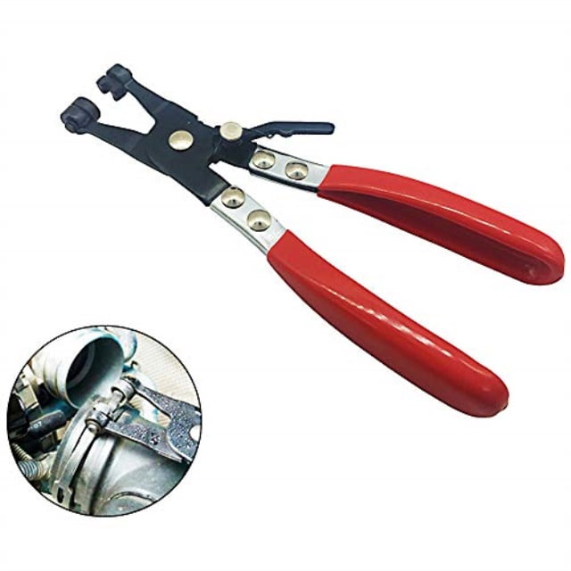 hose clamp pliers auto repair tool swivel flat band for removal and