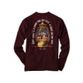 thumbnail image 4 of Blessed Girl Womens Long Sleeve T-Shirt Lantern, Maroon, SM, 4 of 6