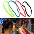 thumbnail image 3 of Candy Couleur Élastique Bandeau Tête Corde Hommes Femmes Extensible Cheveux wrap Cheveux Réglable Cravate Coiffure Extensible Hommes Femmes Tous Match wrap, 3 of 6