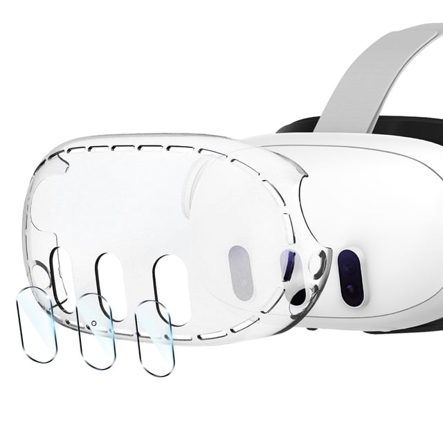 Set de protector de lente y funda de cámara para Oculus Quest 3