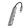 thumbnail image 4 of Adaptador divisor múltiple 5 En 1 USB 3.0 Tipo C Adaptador Hub Lector De Tarjetas TF Profesional Durable Gris, 4 of 8