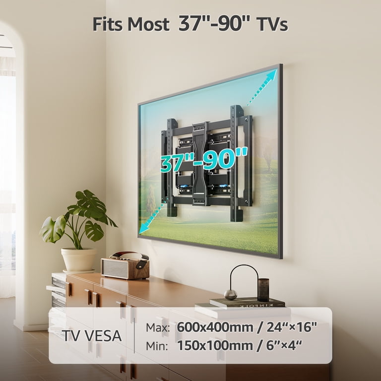 Mount Pro Heavy Duty Full Motion TV Wall Mount, 37-90" photo 2