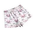 thumbnail image 4 of LWavelet Women's Heart Print Shorts Drawstring Waist Casual Summer Lounge Shorts Light Purple M, 4 of 4