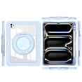 thumbnail image 4 of XYX Shockproof Tablet Case for iPad Pro 11 inch 2024 5th Gen(M4) with 360 Rotating Stand, Slim Lightweight with Pencil Holder, Blue, 4 of 5
