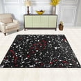 thumbnail image 3 of Coolnut Abstract Splatter Blots Lightweight Carpet Mats, 5'3" x 4' Area Soft Rugs, Floor Mat Rug Home Decoration for Kids Room Living Room, 63"x 48", 3 of 6