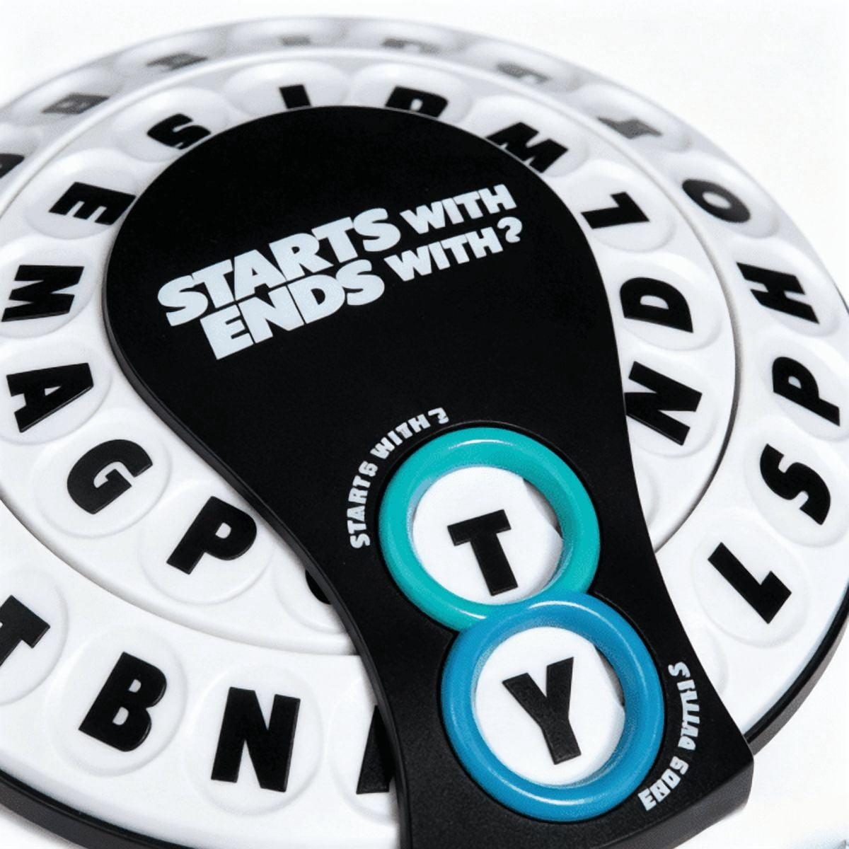 Spin & Shout Word Game for Adults, Fast-Paced Vocabulary Party Game with Letter Wheels, Spinner Device & 20 Tokens for Game Nights, Travel & Group Gatherings