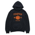 thumbnail image 4 of Pumpkin Season Star Distressed - Womens Hoodie, 4 of 6